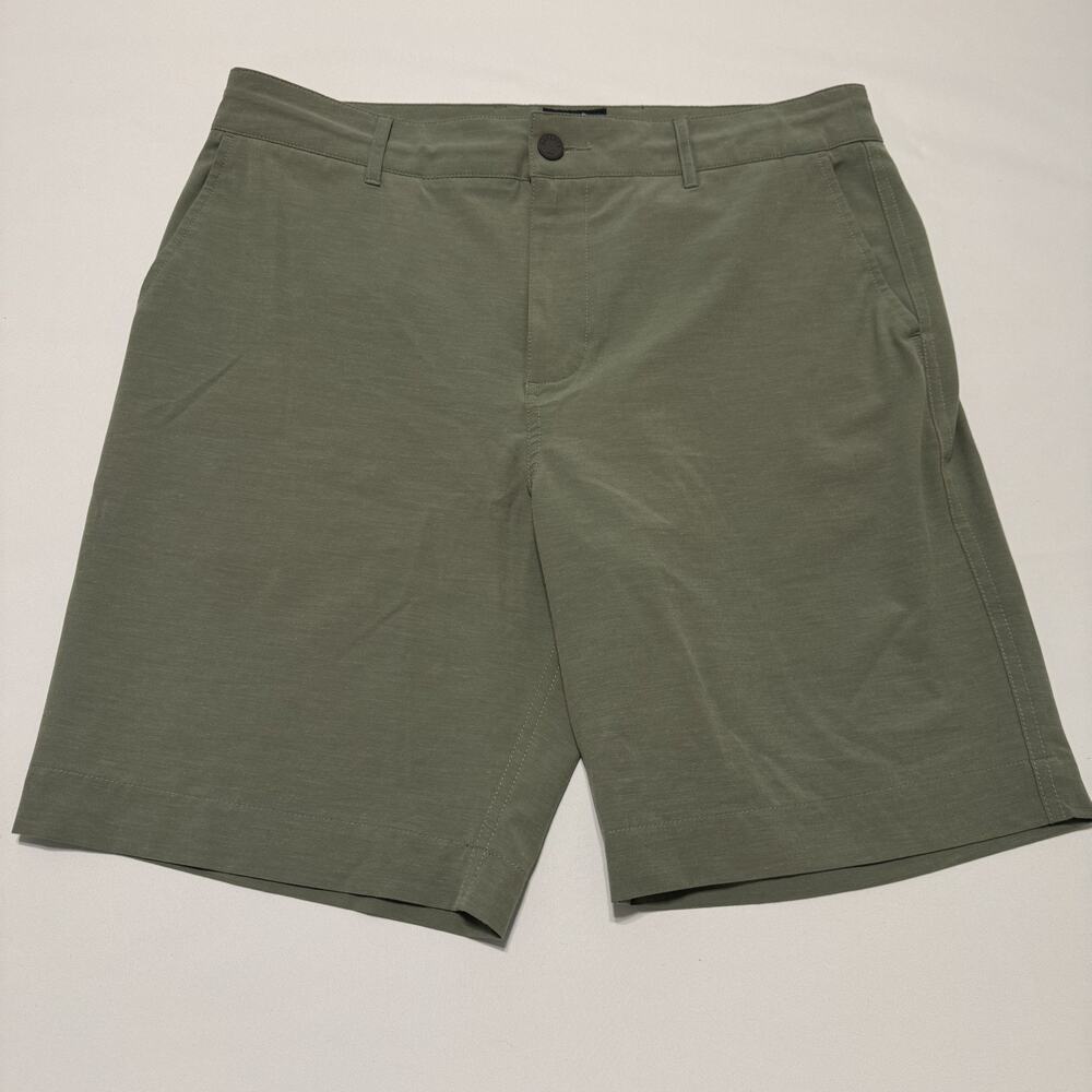 Faherty Men's All Day Cotton Blend 9” Inseam Casual Trail Olive 33